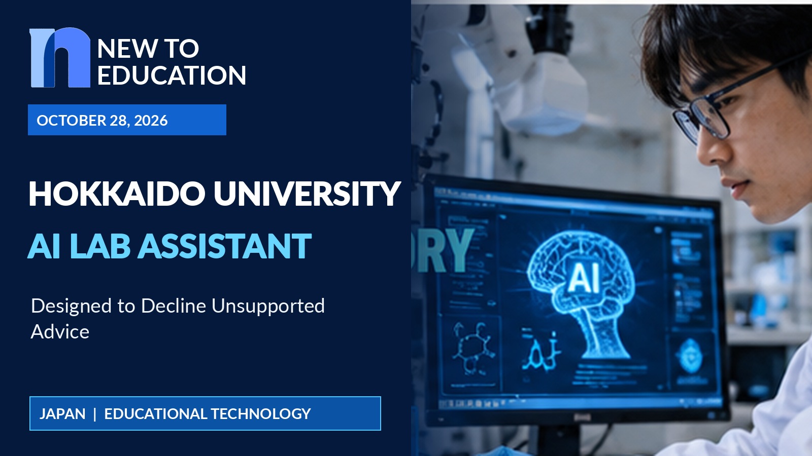 Hokkaido University Announces AI Laboratory Assistant Designed to Refuse Unsupported Instructions
