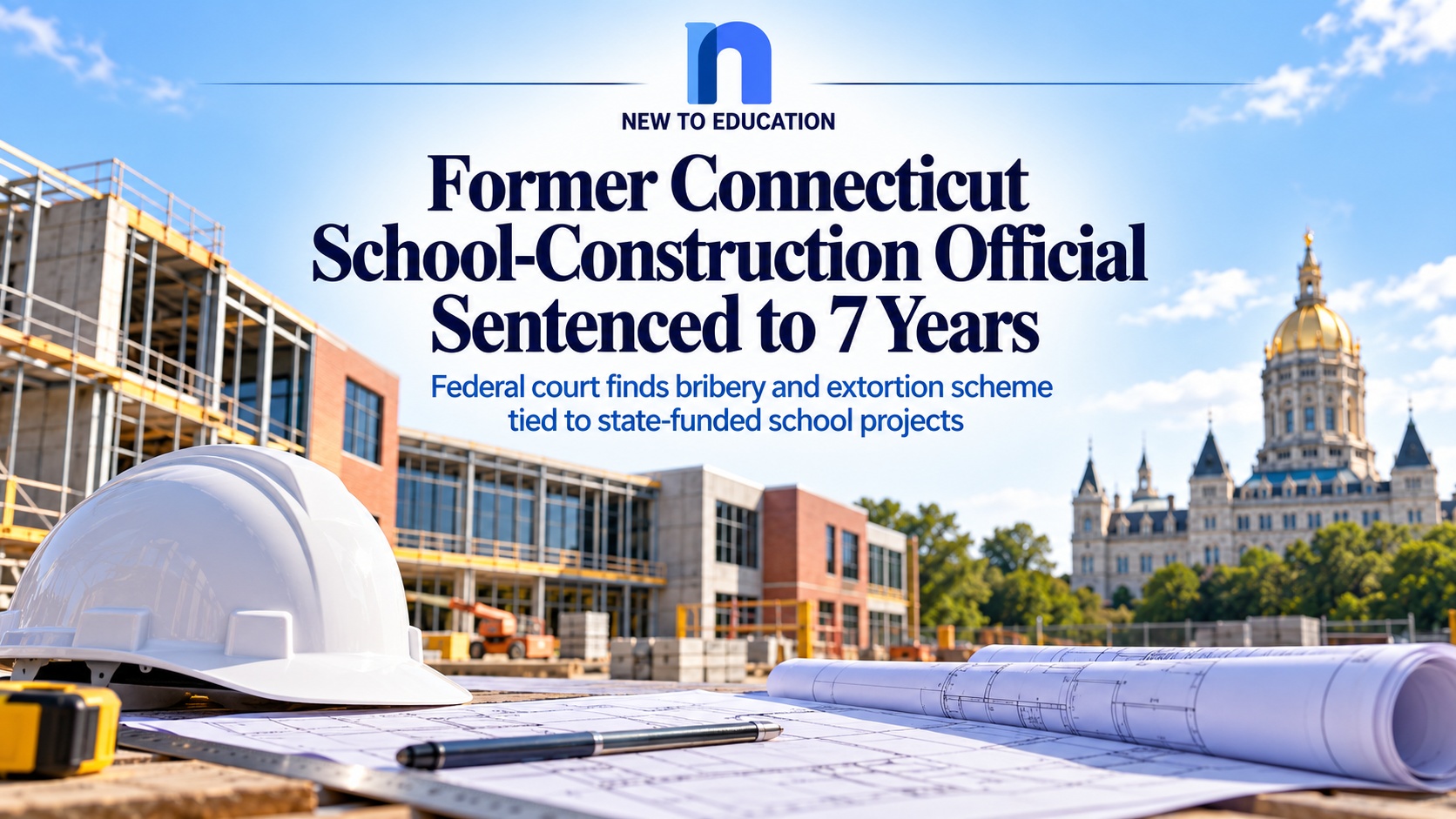 Former Connecticut School-Construction Official Sentenced to 7 Years in Bribery and Extortion Scheme