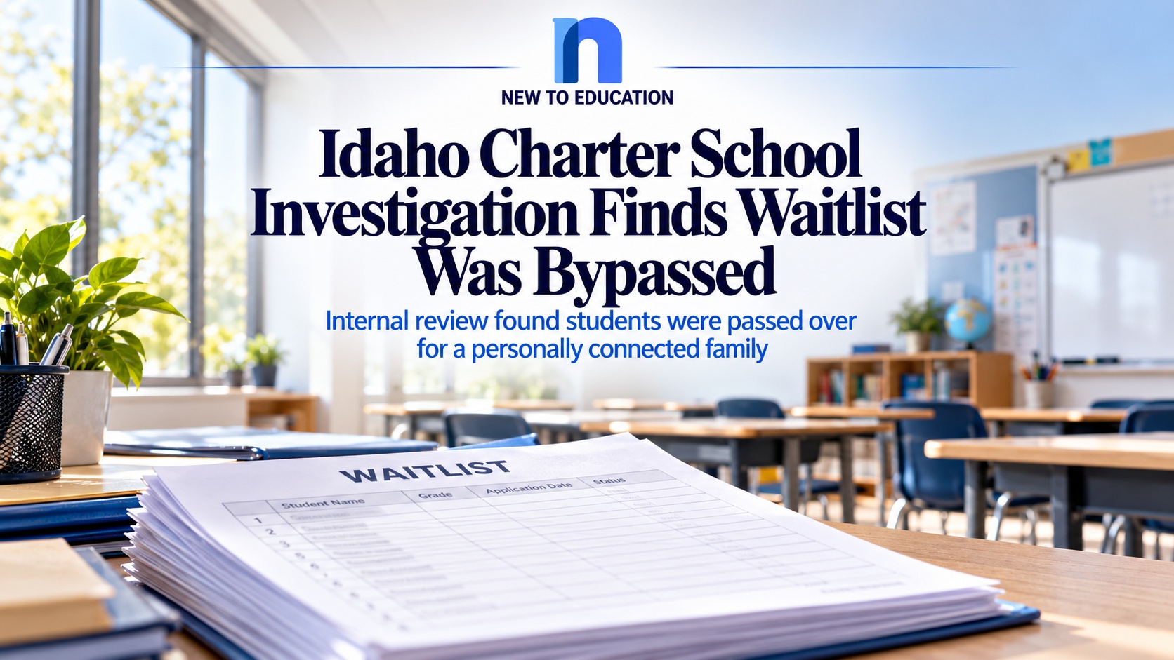 Idaho Charter School Investigation Finds Waitlist Was Bypassed for Family With Personal Connection