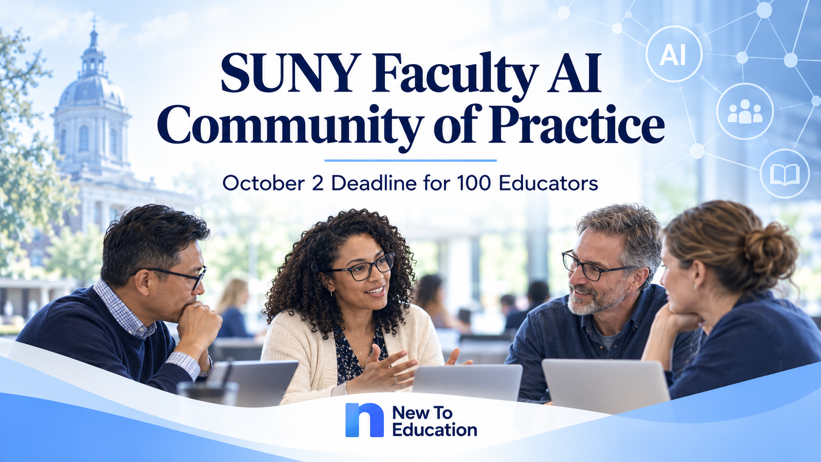 SUNY Faculty AI Community of Practice Reaches October 2 Deadline for 100 Educators