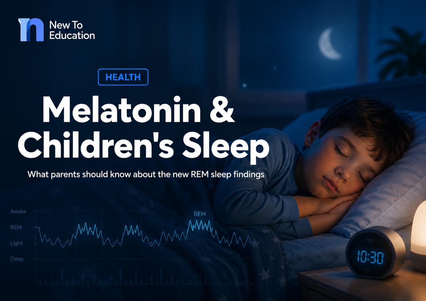New Melatonin Study Finds Small REM Sleep Difference in Children