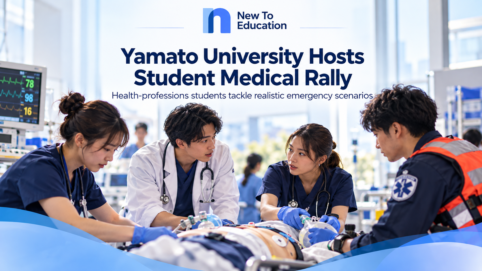 Yamato University Medical Rally Puts Japanese Health-Professions Students Into Realistic Emergency Scenarios