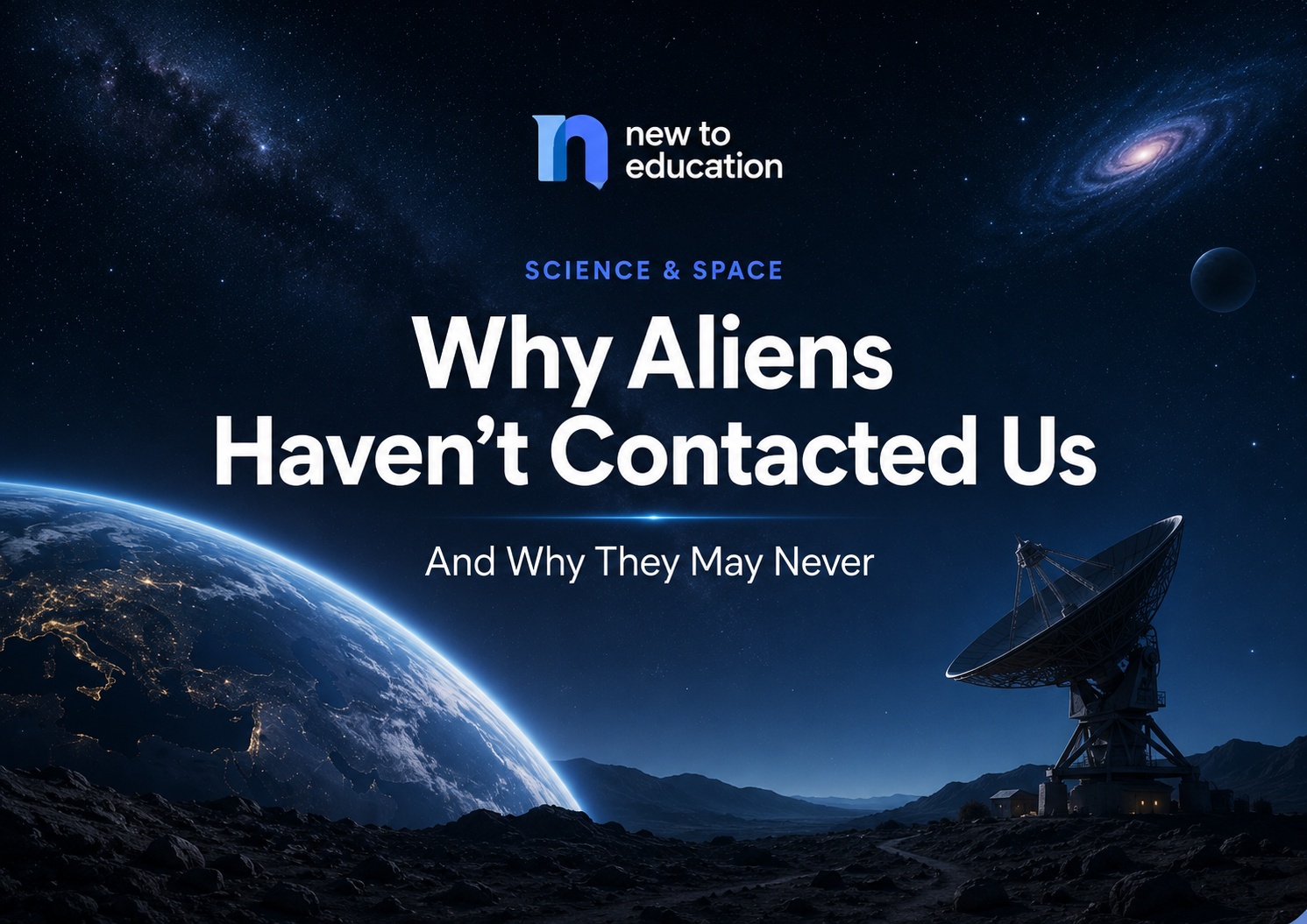 Why Aliens Haven’t Contacted Us and Why They May Never