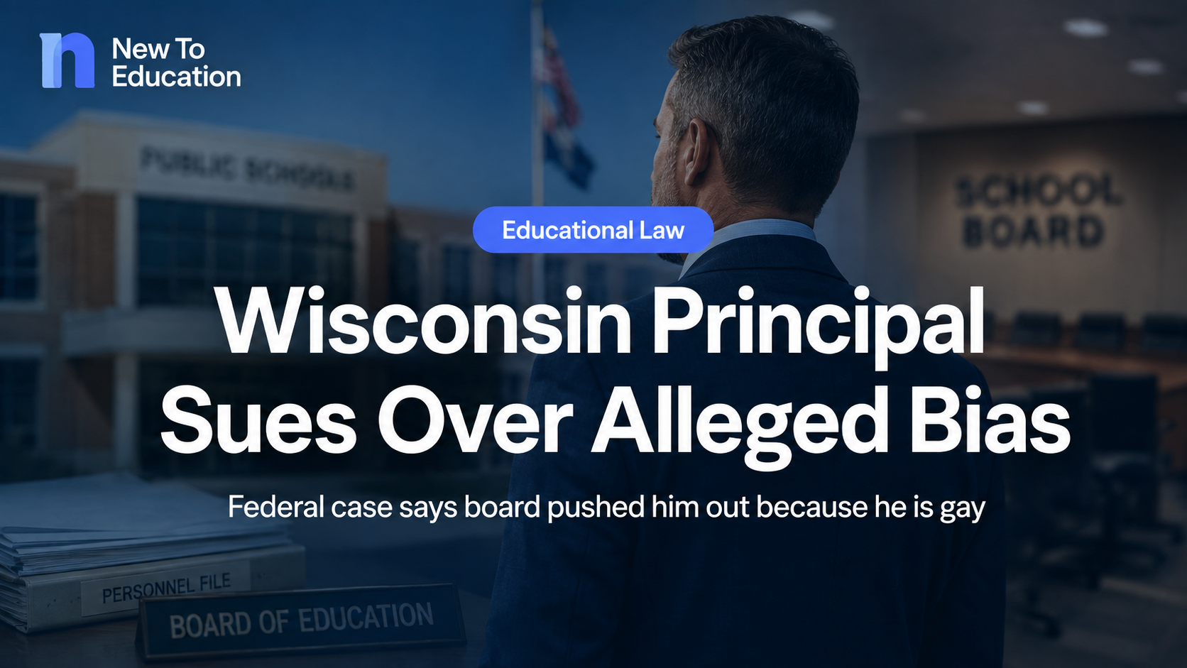 Former Wisconsin Principal Alleges School Board Pushed Him Out Because He Is Gay