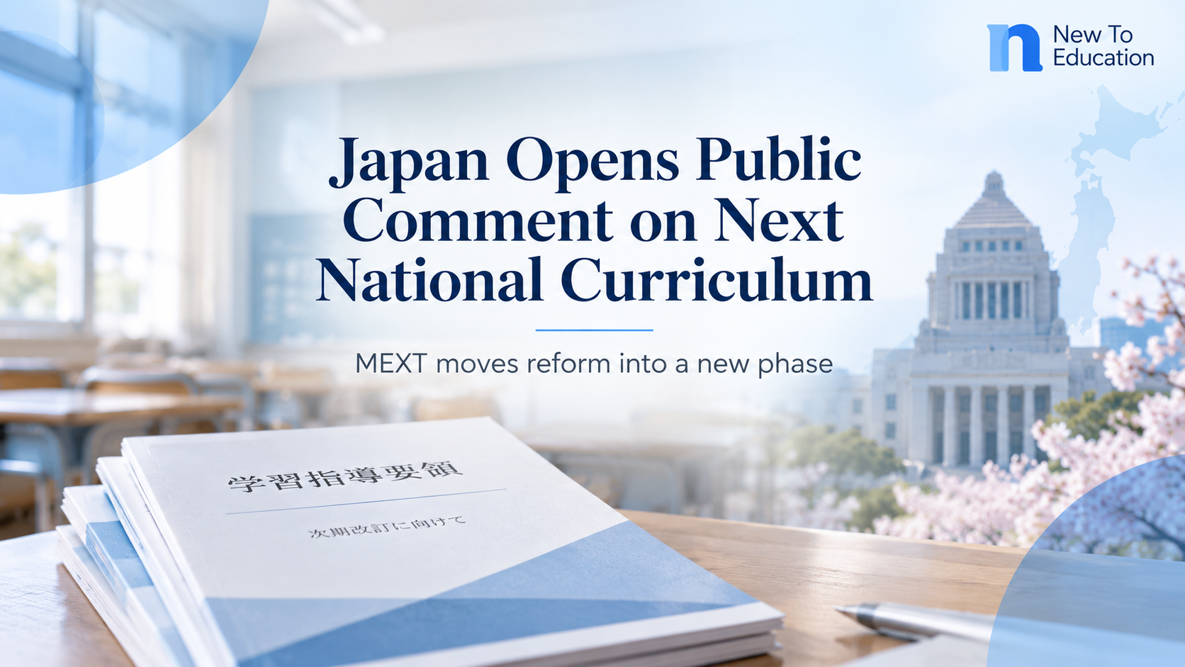 Japan Opens Public Comment on Next National Curriculum as MEXT Moves Reform Into a New Phase