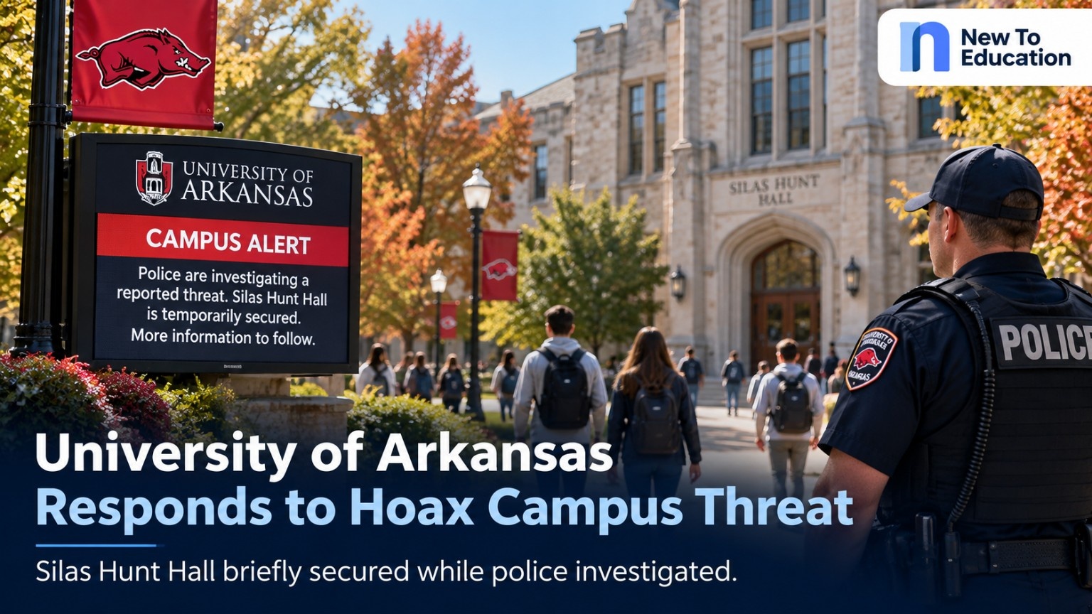 University of Arkansas Locks Down Building After Campus Threat Call Is Determined to Be a Hoax