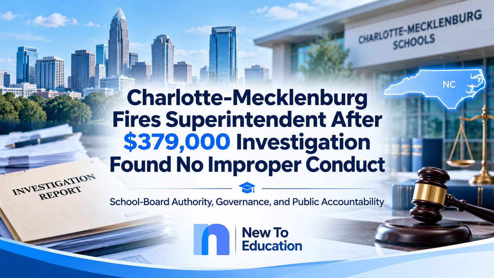 Charlotte-Mecklenburg Fires Superintendent After $379,000 Investigation Found No Improper Conduct