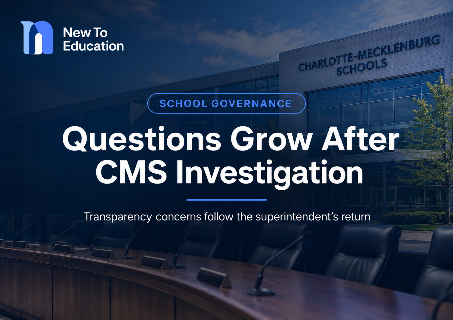 Questions Grow After Charlotte-Mecklenburg Superintendent Returns From Investigation