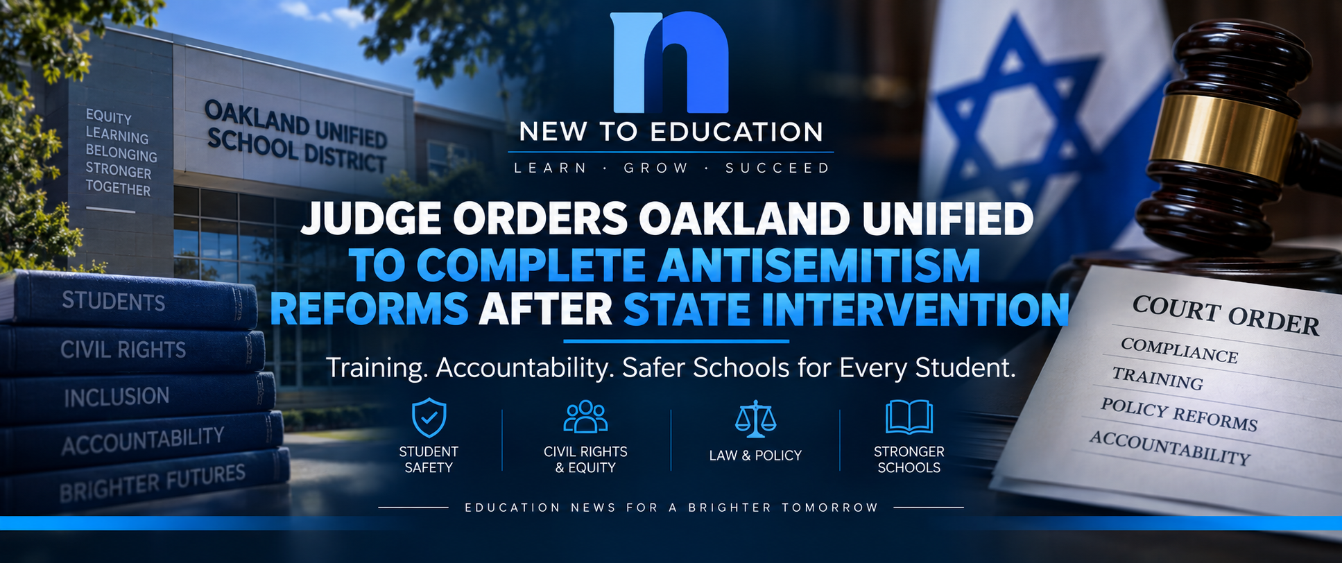 Judge Orders Oakland Unified to Complete Antisemitism Reforms After State Intervention