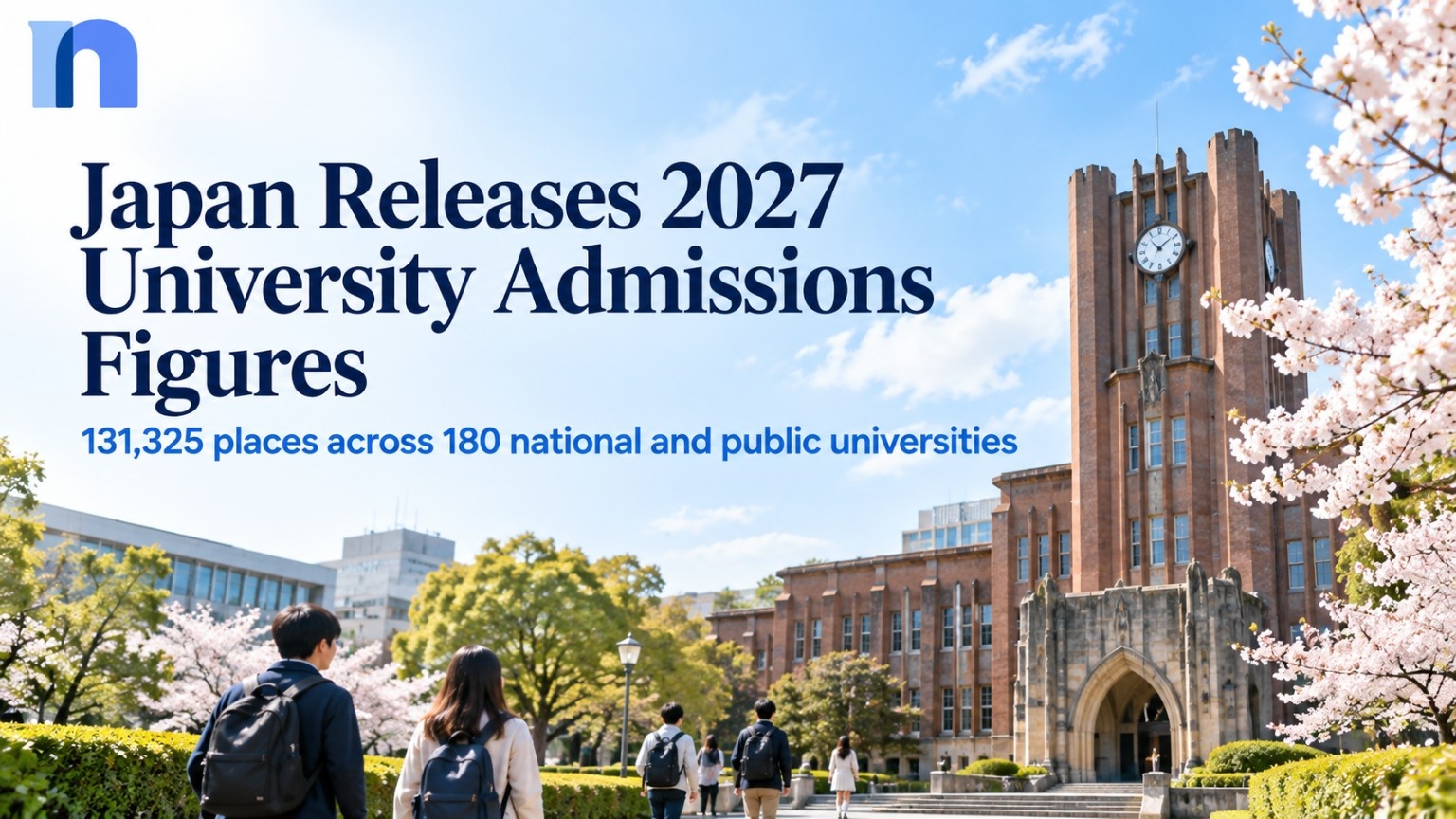 Japan Education Ministry Releases 2027 Public University Admissions Figures: 131,325 Places Across 180 Universities