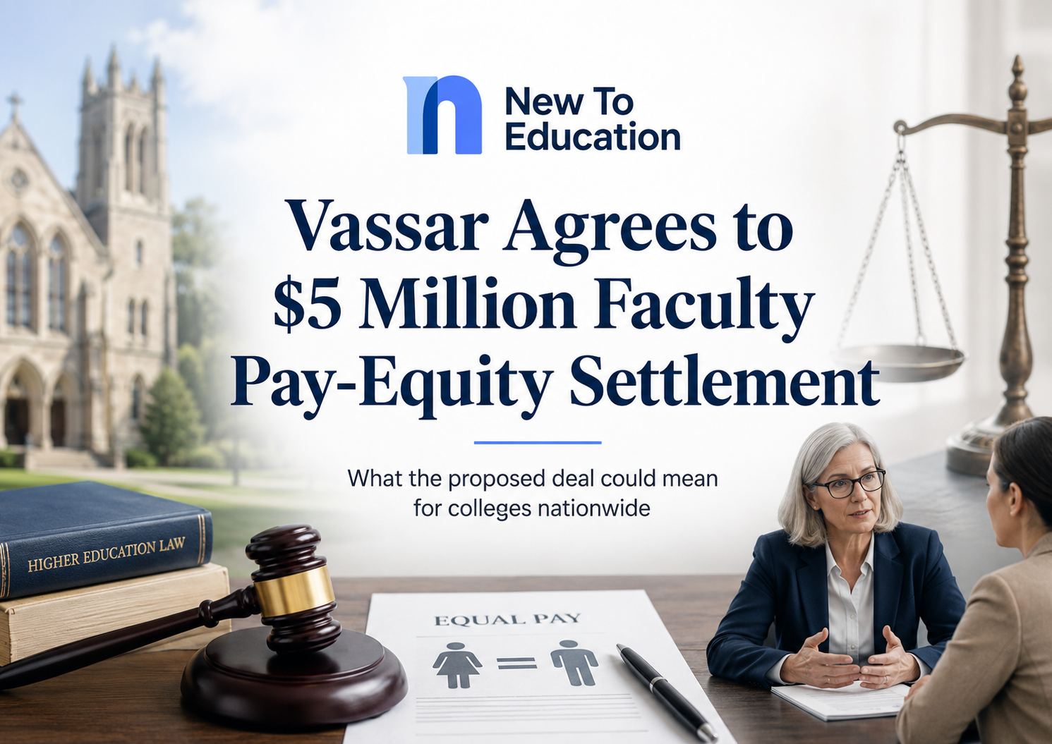 Vassar Agrees to $5 Million Faculty Pay-Equity Settlement